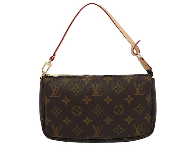 Louis Vuitton Pochette Accessoire Brown Cloth  ref.1059620