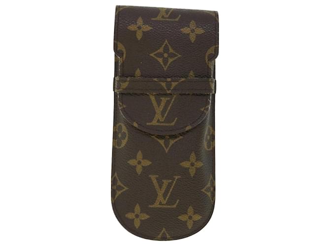 Louis Vuitton Etui à lunettes Brown Cloth  ref.1059861