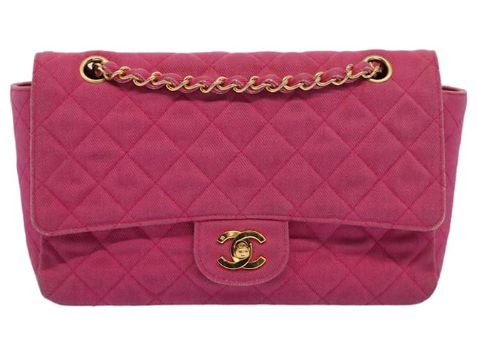 Timeless Chanel Matelassé Pink Cloth  ref.1060041