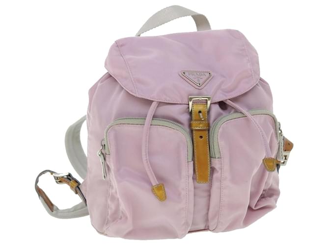 PRADA Backpack Nylon Pink Auth ki3411 ref.1060053 - Joli Closet