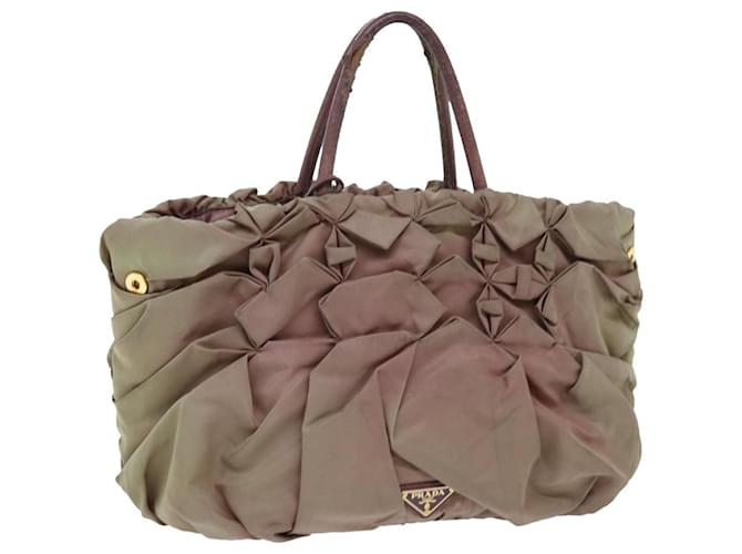 PRADA Hand Bag Nylon Pink Auth bs7913  ref.1060068