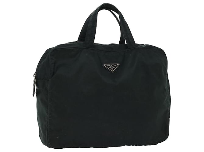 PRADA Hand Bag Nylon Blue Green Auth bs8168  ref.1060097