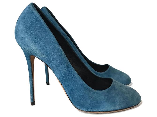 Céline Tacchi CELINE T.EU 39.5 Camoscio Blu