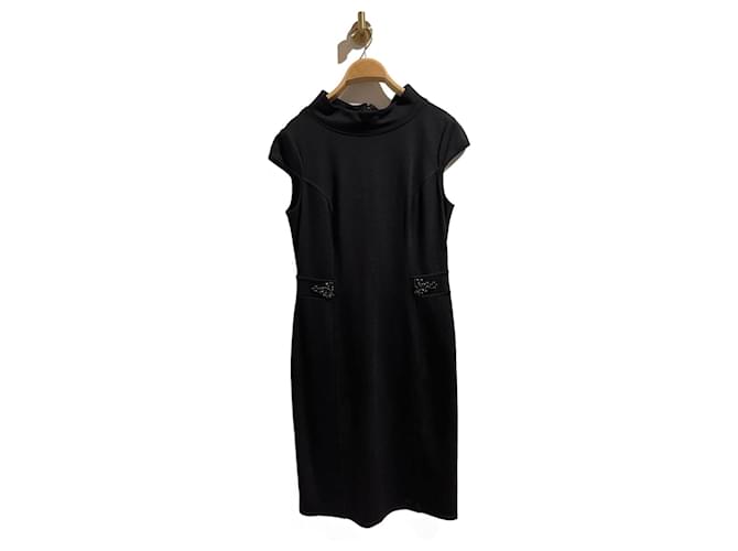 BLUMARINE  Dresses T.IT 44 Viscose Black  ref.1060197