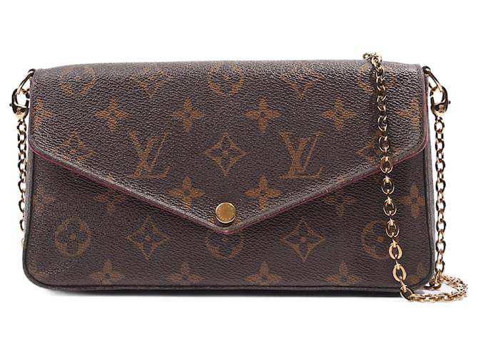 Buy Pre-Owned LOUIS VUITTON Pochette Felicie Monogram Canvas