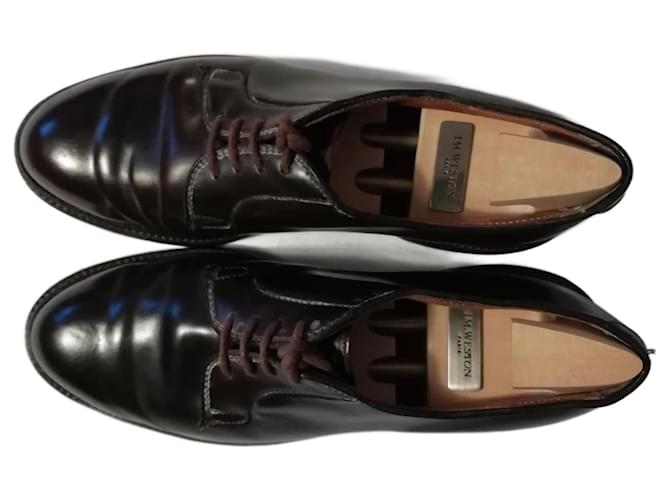 Autre Marque derbies for women Chocolate Leather  ref.1060481