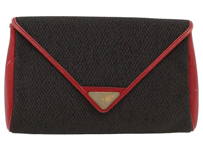 YVES SAINT LAURENT Red Leather  ref.1060515