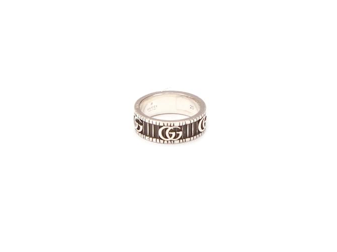 Gucci Silver GG Ring  Metal Ring in Very Good Condition Silvery  ref.1060885