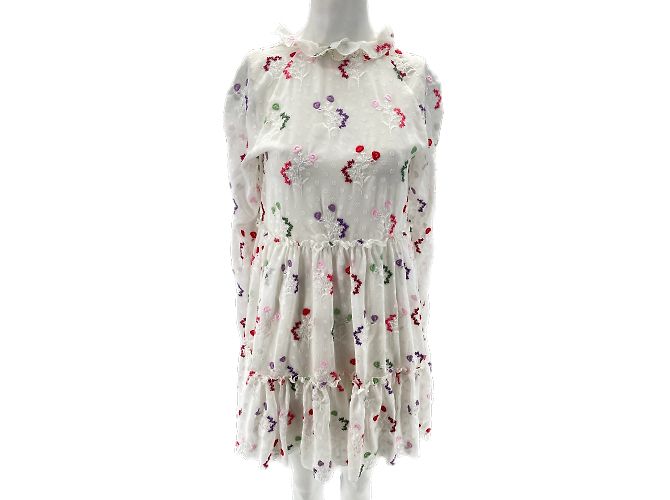 Giambattista Valli Kleider T.FR 38 Polyester Weiß