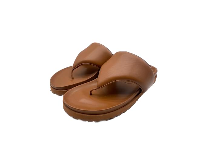 Autre Marque GIA BORGHINI  Sandals T.eu 39 leather Camel  ref.1061003