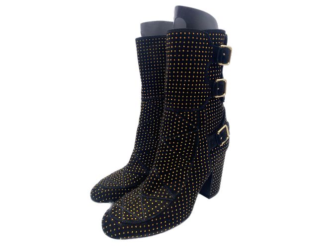 Botas Laurence Dacade T.EU 39 Ante Negro