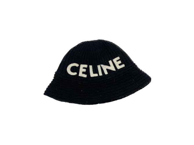 Céline Chapéus CELINE T.Caxemira Internacional S Preto Casimira  ref.1061135