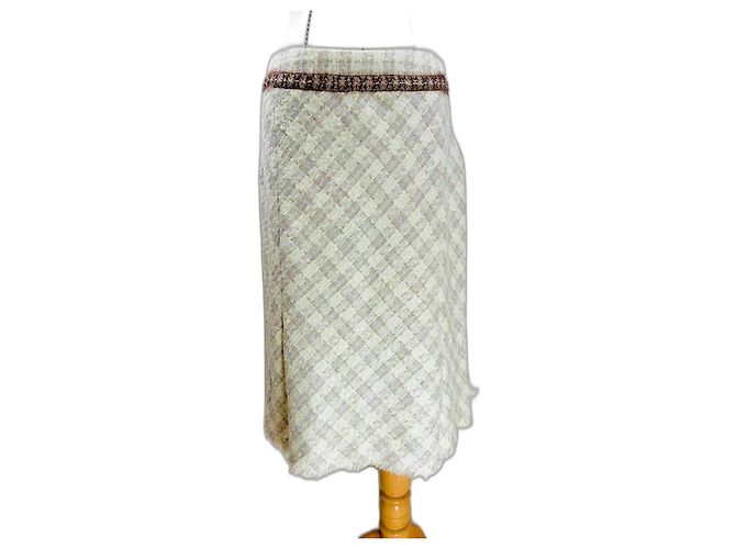 Falda de tweed Max Mara Multicolor