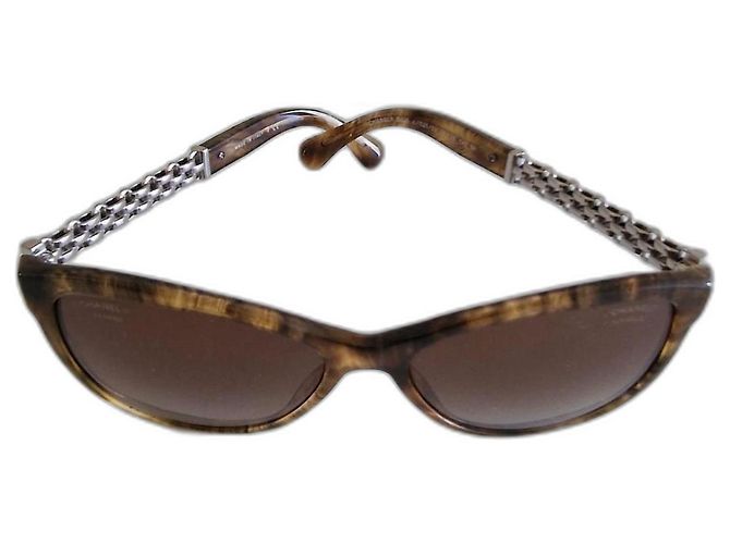 Gafas de sol Chanel Marrones de Plástico Castaño