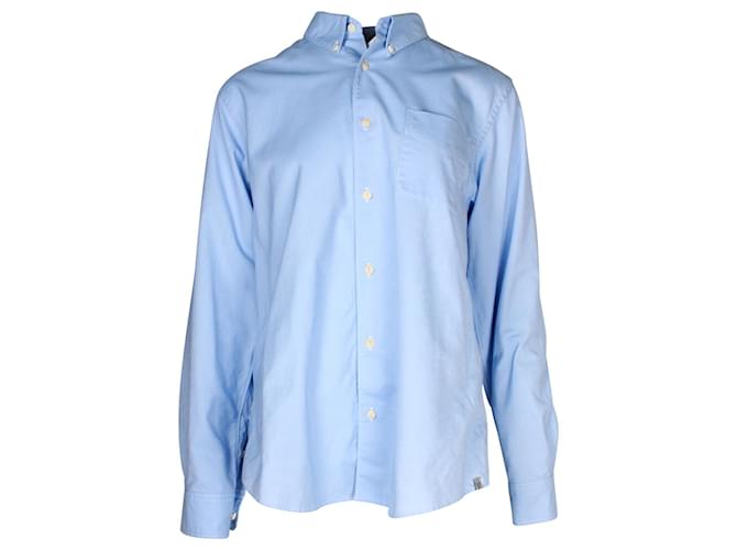 Autre Marque Visvim Albacore Long Sleeve Button-Down Shirt in Light Blue Cotton  ref.1061410