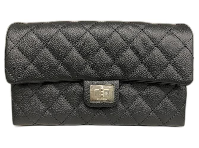 Chanel Waist bag bag version 2.55 Black Fur  ref.1061533