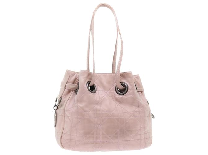Christian Dior Canage Sac bandoulière Cuir Rose Auth bs7962  ref.1061573