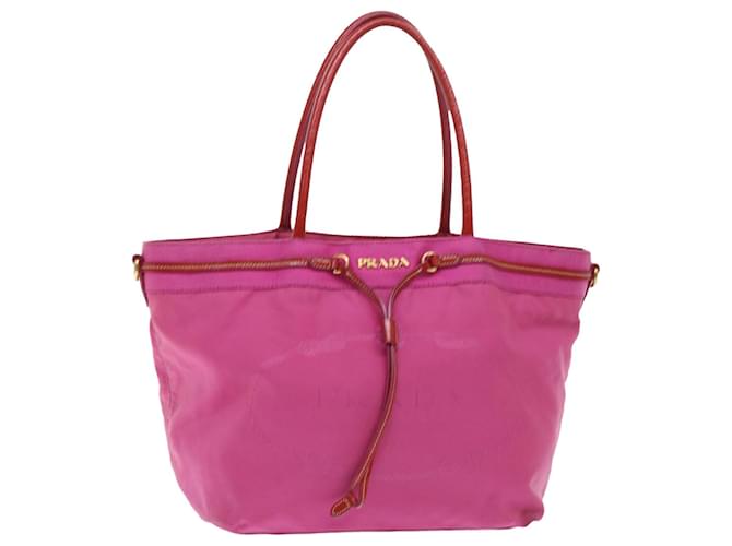 PRADA Tote Bag Nylon Pink Auth bs7955 ref.1061637 - Joli Closet