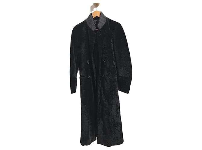 JOSEPH  Coats T.fr 36 Fur Black  ref.1061708