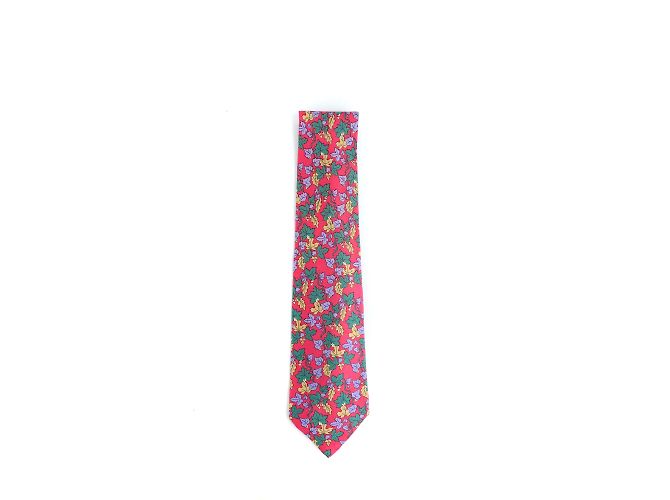 HERMÈS - Silk tie Red