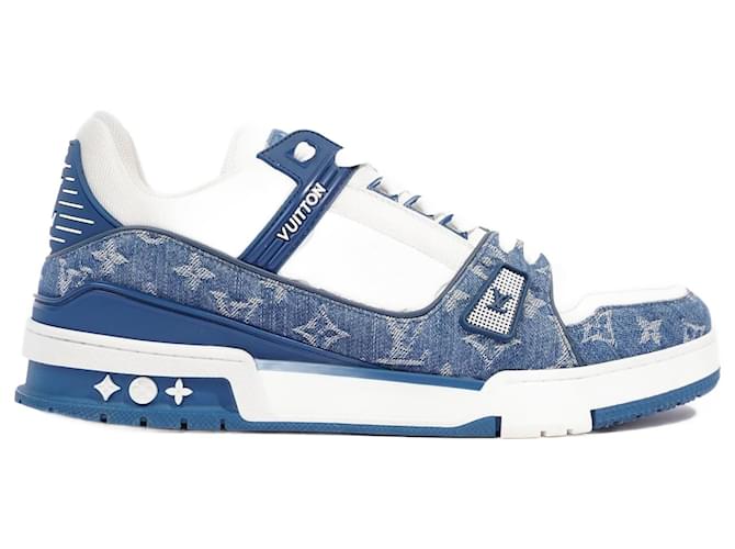 Louis Vuitton LV Trainer Sneaker Blue. Size 10.0