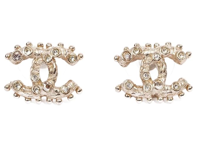 CHANEL Pre-Owned CC pearl-embellished Earrings - Farfetch