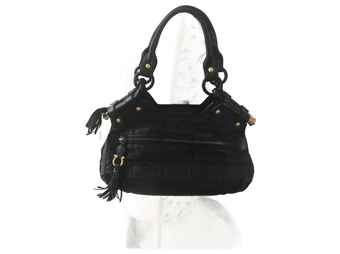 Borsa Salvatore Ferragamo in pelle nera Nero
