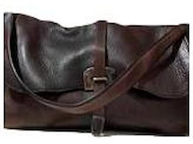 Prada Handbags Dark brown Leather  ref.1061883