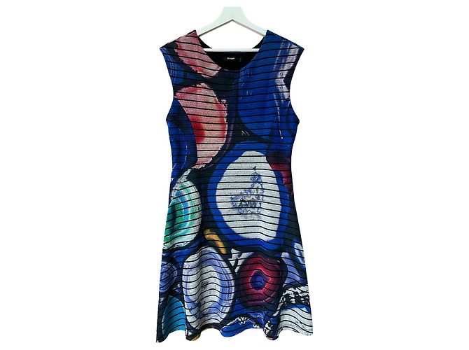 VESTIDO DE MULHER DESIGUAL Azul