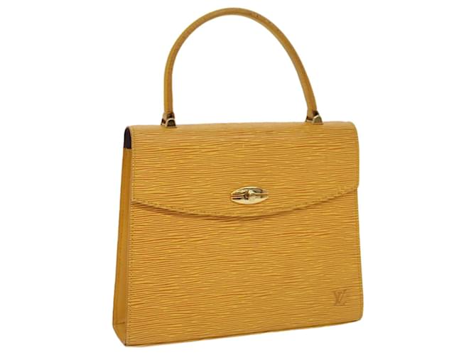 LOUIS VUITTON Epi Malesherbes Hand Bag Tassili Yellow Jonne M52379 auth 52352 Leather  ref.1062099