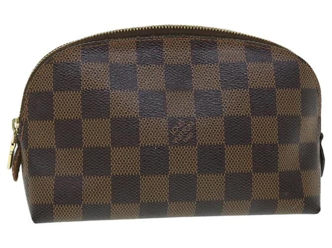 Louis Vuitton Kirigami Pochette Damier Ebene Clutch Brown