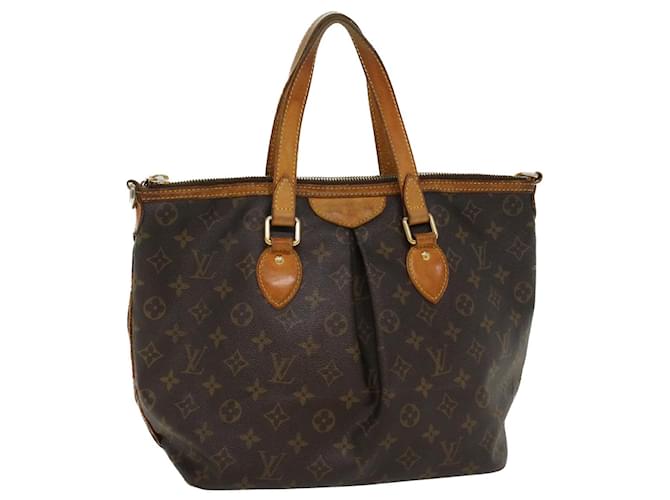 LOUIS VUITTON Monogram Palermo PM Tote Bag M40145 LV Auth bs8003 Cloth  ref.1062140