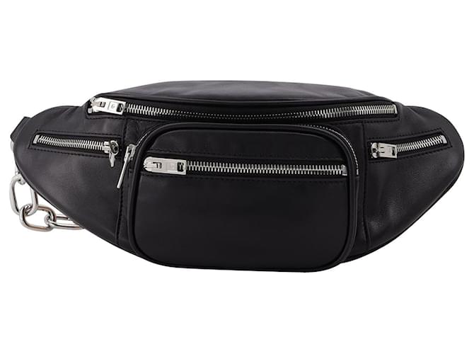Attica Soft Fanny Pack Belt Bag - Alexander Wang -  Black - Leather  ref.1062248