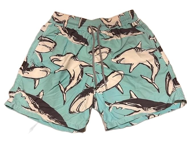 Vilebrequin swim shorts Size M Turquoise Polyester  ref.1062297