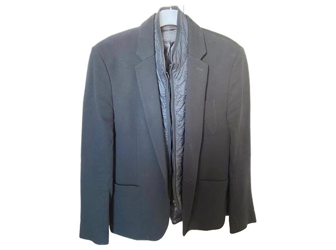 Ikks Black Jacket Polyester Size 52