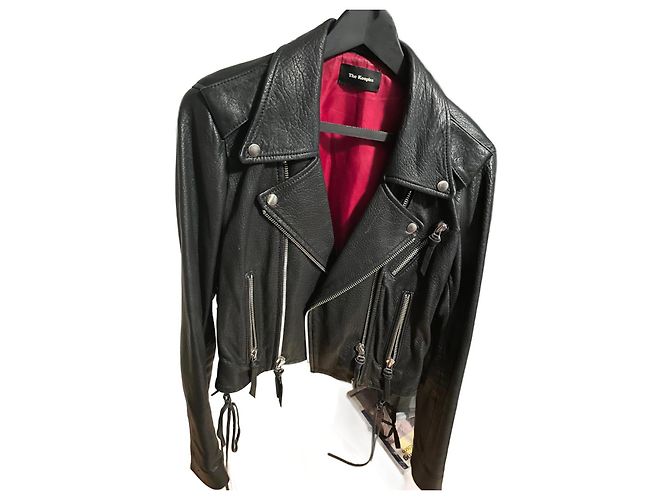 The Kooples Biker lambskin excellent condition Black