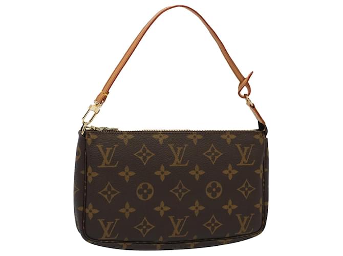 Louis Vuitton Pochette Accessoire Marrone Tela  ref.1062494