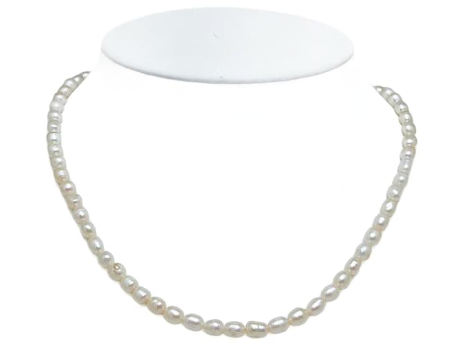 & Other Stories Classic Pearl Necklace & Earring Set White  ref.1062831