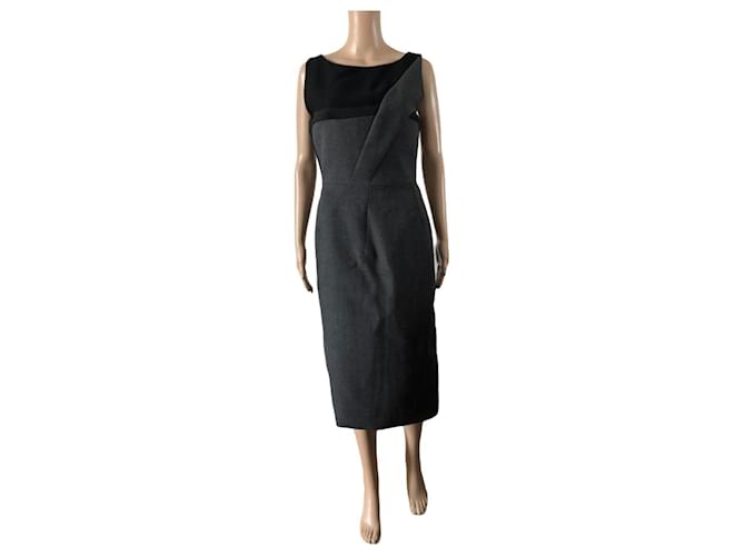 Dior-Kleid aus grauer Wolle  ref.1063140