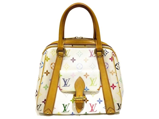 Louis Vuitton Priscilla Bianco Tela  ref.1063179