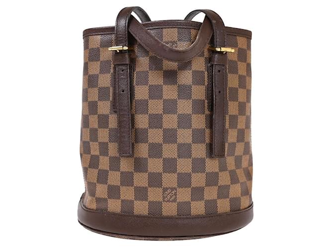 Louis Vuitton Bucket PM Brown Cloth  ref.1063250
