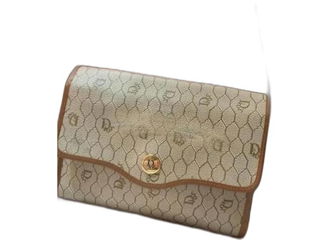 Christian Dior Hand bags Beige Leather  ref.1063464