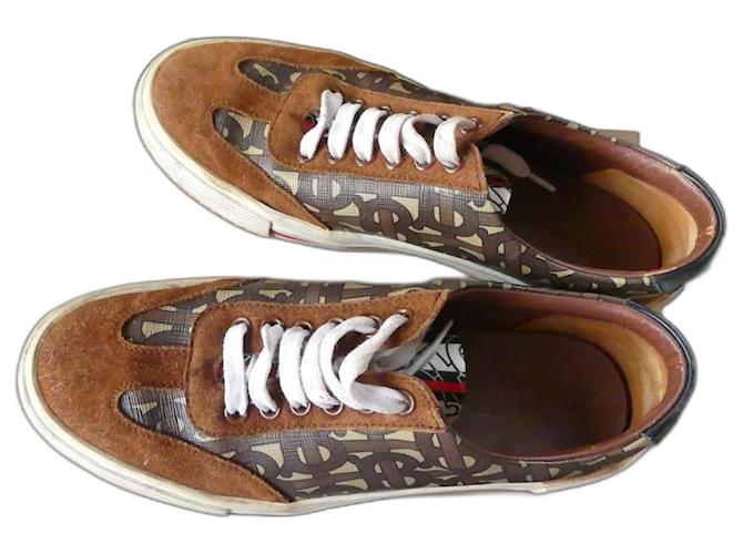 Burberry Sneakers Brown Varnish  ref.1063497