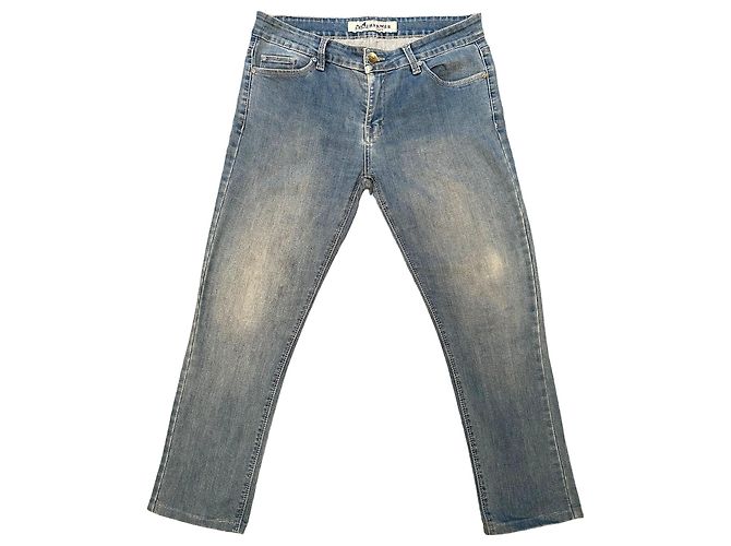Hermès Vaqueros HERMES 42  Azul Algodón