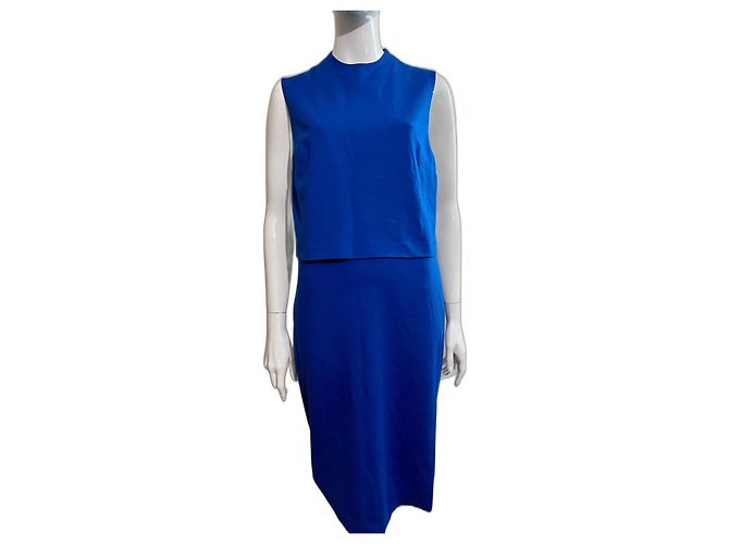 Diane Von Furstenberg Dvf blaues Stretchkleid