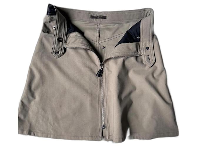 Louis Vuitton Un pantalon, leggings Coton Kaki  ref.1063669