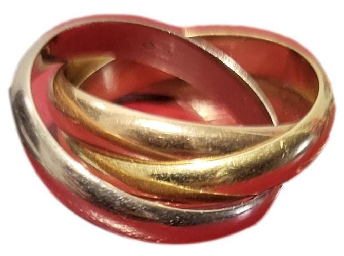 Cartier Trinity Große Modellgröße 57 - Gewicht 12,23 grs Silber Golden