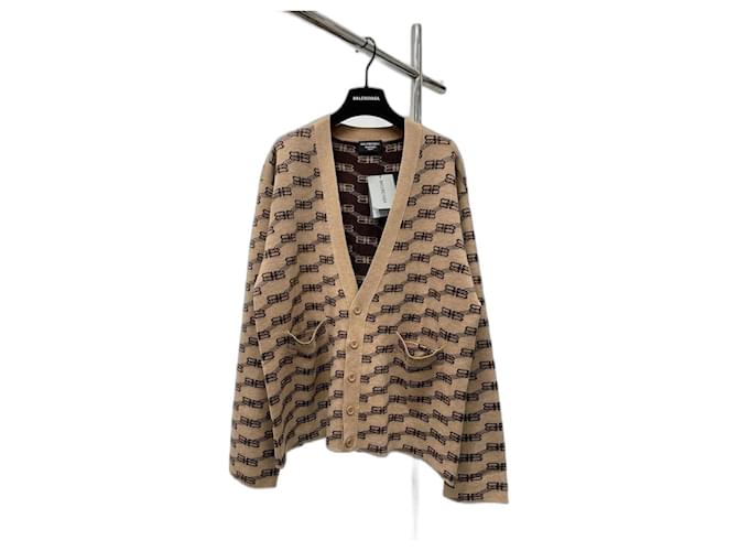 Balenciaga Knitwear Dark brown Wool  ref.1063673