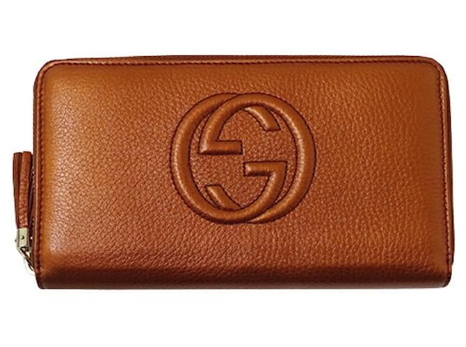 Gucci Soho Orange Leather  ref.1063880