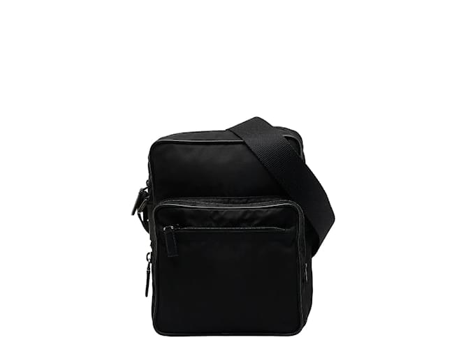 Prada Tessuto Crossbody bag Black Cloth  ref.1064128